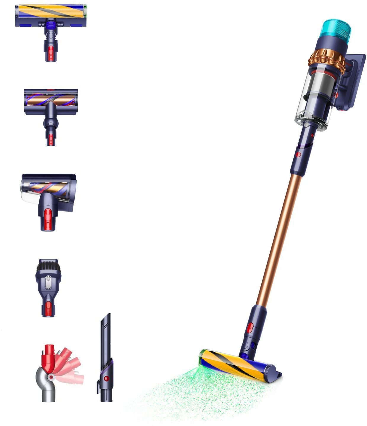 Dyson Gen5detect™ Absolute (rame/blu) Aspirapolvere Senza Filo