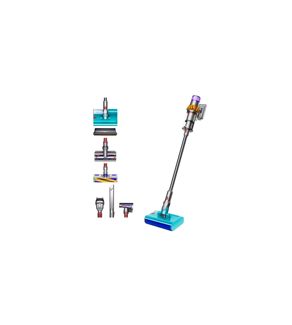 Dyson Vacuum Cleaner V15s Detect Dry and Wet Submarine 448798-01 - Nickel-Satin Gelb EU