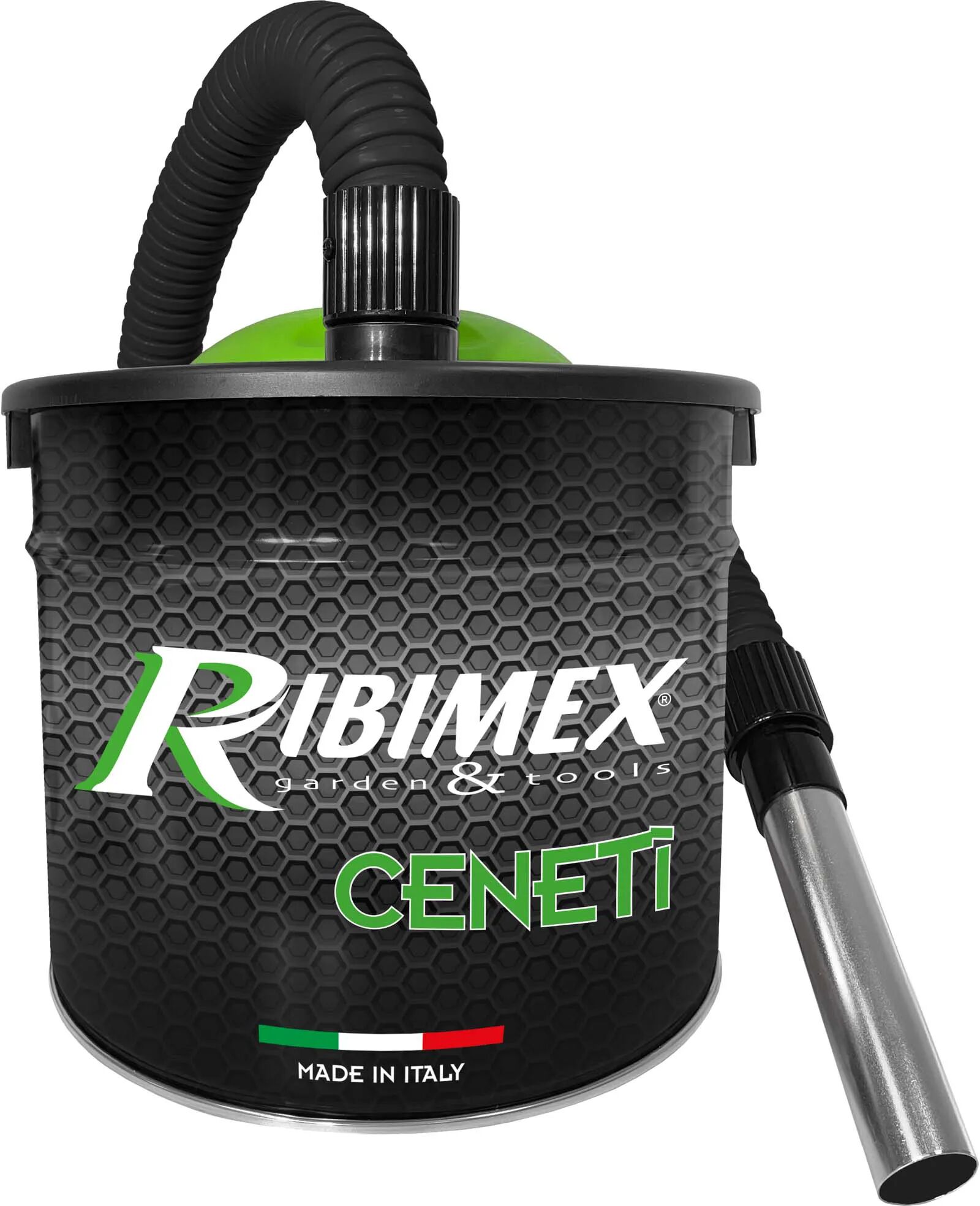 Ribimex ASPIRACENERE  800 W CENETì PRCEN009H 15 l FUSTO IN METALLO FILTRO HEPA