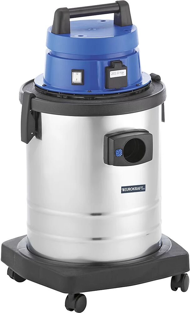 EUROKRAFTpro Professionele werkplaats stof-/waterzuiger, werkplaatszuiger, 1200 watt EUROKRAFTpro