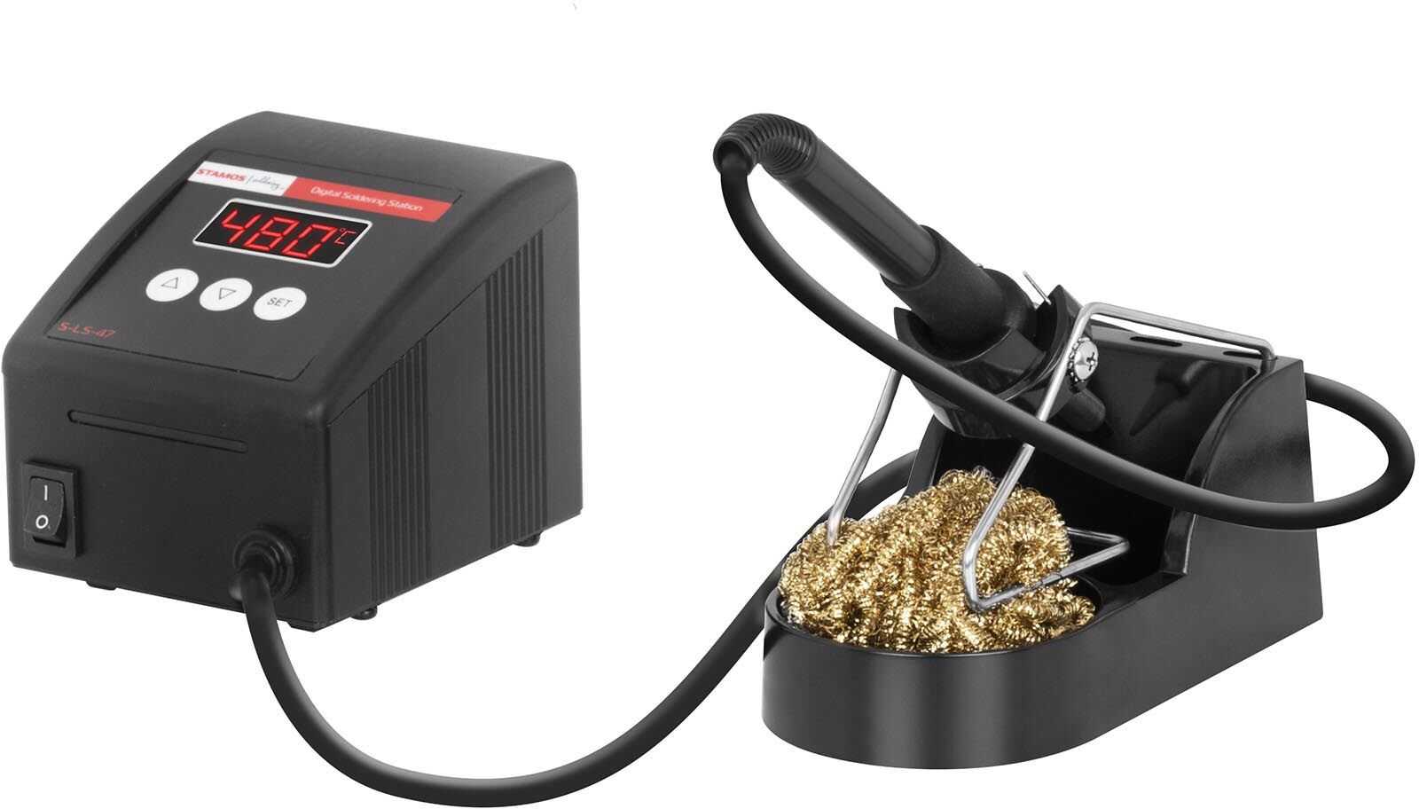 Stamos Soldering Soldeerstation - 80 Watt - digitaal - LED 10021075