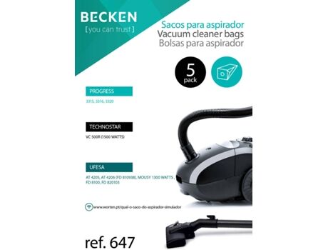 Becken Sacos de Aspirador REFª647 (5 unidades)