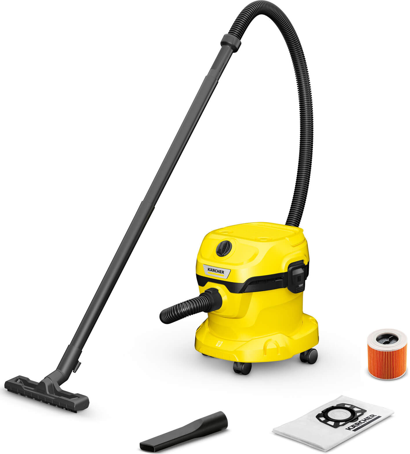 Karcher Home and Garden Karcher WD 2 Plus Wet and Dry Vacuum Cleaner 12L