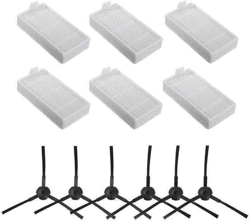 Vacuum Cleaner Acc Sides Brush Filiters Replacement For Ilife V3S V5 V5S V5S Pro Robot Vacuum