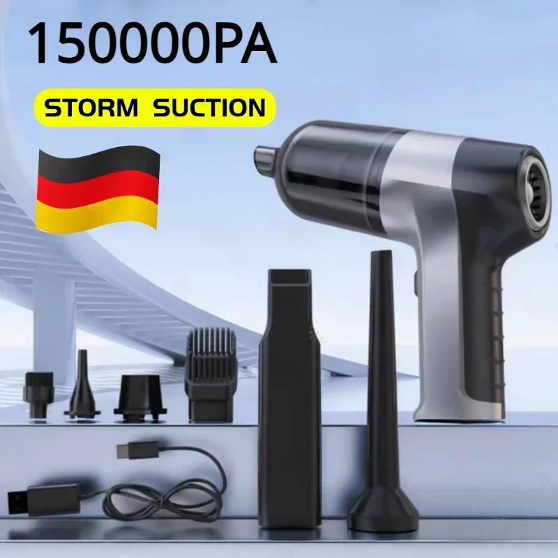 Carsun New German Brushless 150000PA Mini Car Vacuum Cleaner Portable Wireless Handheld Cleaner Household Appliances Powerful Cleaning Machine Car Cleaner