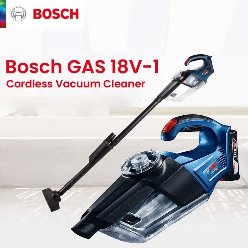 BOSCH 18V Professional Cordless Vacuum Cleaner GAS 18V-1 Powerful Cyclone Suction Portable Handheld Rechargeable Vacuum Househol No Battery