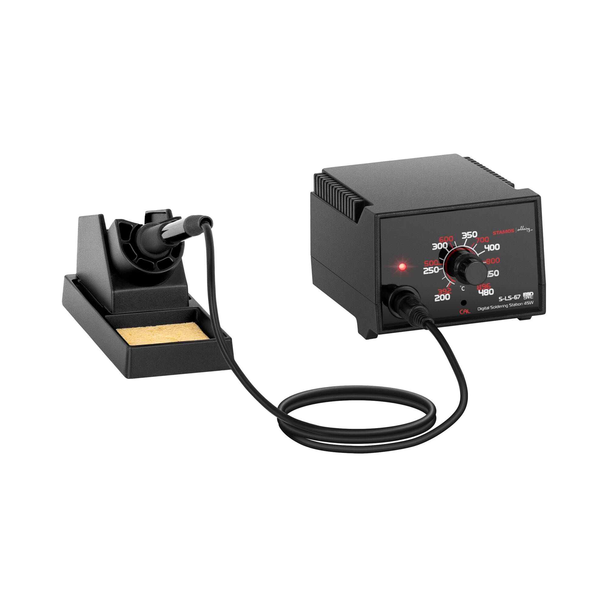 Stamos Soldering Soldering Station - with soldering iron and holder - 45 W S-LS-67