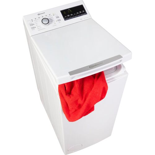 D (A bis G) BAUKNECHT Waschmaschine Toplader "WAT Eco 712 B3" Waschmaschinen weiß Toplader