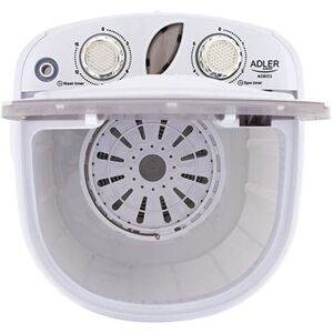 Adler   AD 8055   Mini washing machine   Top loading   Washing capacity 3 kg   RPM   Depth 37 cm   Width 36 cm   White