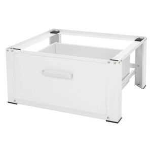 ML-Design Soporte de elevación para lavadora o secadora con cajón blanco