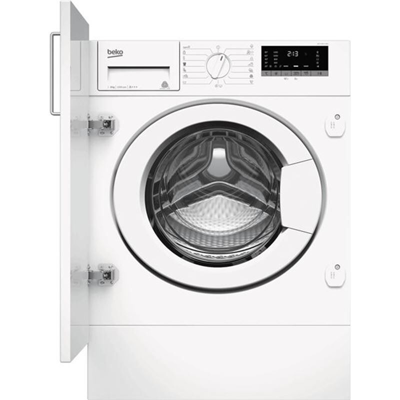 Beko witv8612xw0r lavadora integrable witv8612xw0 8 kg 1400 rpm clase c blanco