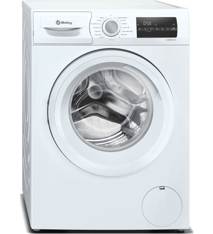 Balay 3ts085be lavadora de 8kg acero antihuellas 3ts984xe