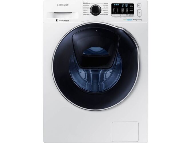 Samsung Lavasecadora Reacondidionada SAMSUNG AddWash Serie WD0KOW (Grado C - 6/8 kg - 1400 rpm - Blanco)