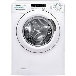 Candy Smart cs 1482DE/1-S, Lave-linge 8 kg, 1400 rpm, Technologie nfc, Assistant vocal, 15 cycles, 5 rapides, Cycle Hygiène+, Repassage facile, Démarrage - Publicité