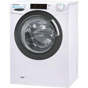 Lave-linge séchant Candy CSWS496TWMRE-47 - 9 / 6 kg - Induction - Vapeur - 1400 trs/min - Classe a - connecté - Blanc - Publicité