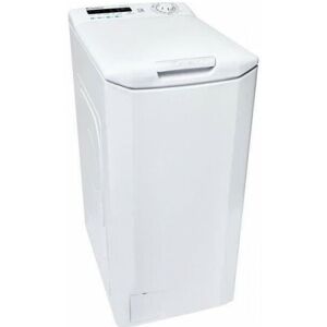 Lave-linge top Candy cst 272DE/1-47 - 7 kg - L50cm - 1200 trs/min - connecté - Blanc - Publicité