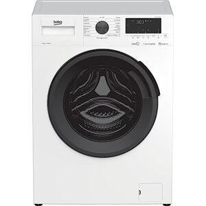 Beko Machine à laver Charge frontale de 8 kg, classe A+++, 1400 tours, moteur inverseur/vapeur, 84x60x55 cm  WUX81436AI - Publicité