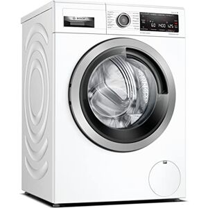 Bosch WAX28M42 Série 8 Machine à laver intelligente, 9 kg, 1400 tr/min, fabriquée en Allemagne, élimine 4 types de taches, protection AquaStop contre les dommages causés par l'eau, système de lavage - Publicité