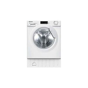 Candy CBD 485D1E / 1-S - Machine à laver séchante - intégré - largeur : 60 cm - profondeur : 52.5 cm - hauteur : 87.5 cm - chargement frontal - 8 kg - 1400 tours/min - blanc Blanc - Publicité