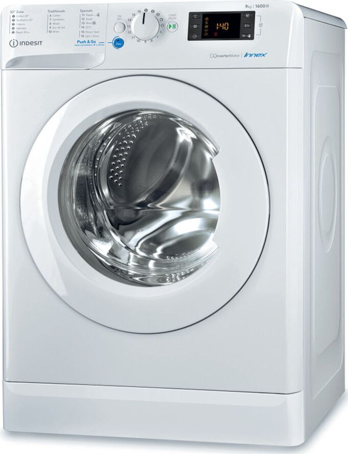 Indesit Innex BWE 91683X W UK 9 kg 1600 Spin Washing Machine - White, White