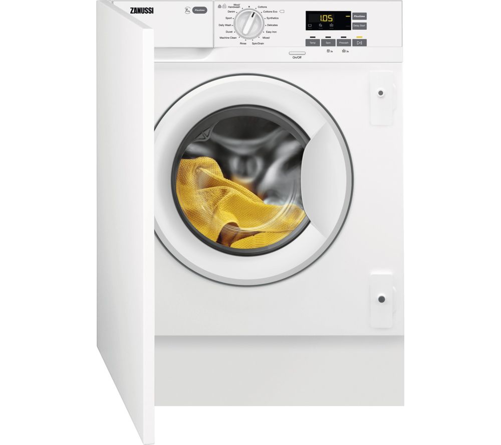 Zanussi Z714W43BI Integrated 7 kg 1400 Spin Washing Machine