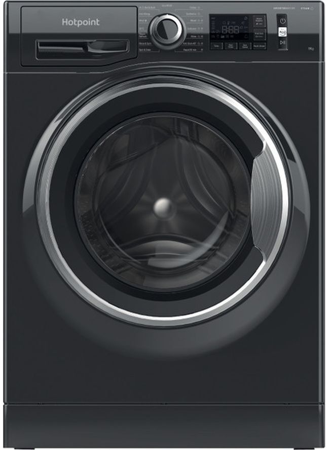 Hotpoint Activecare NM11 964 BC A UK N 9 kg 1600 Spin Washing Machine - Black, Black