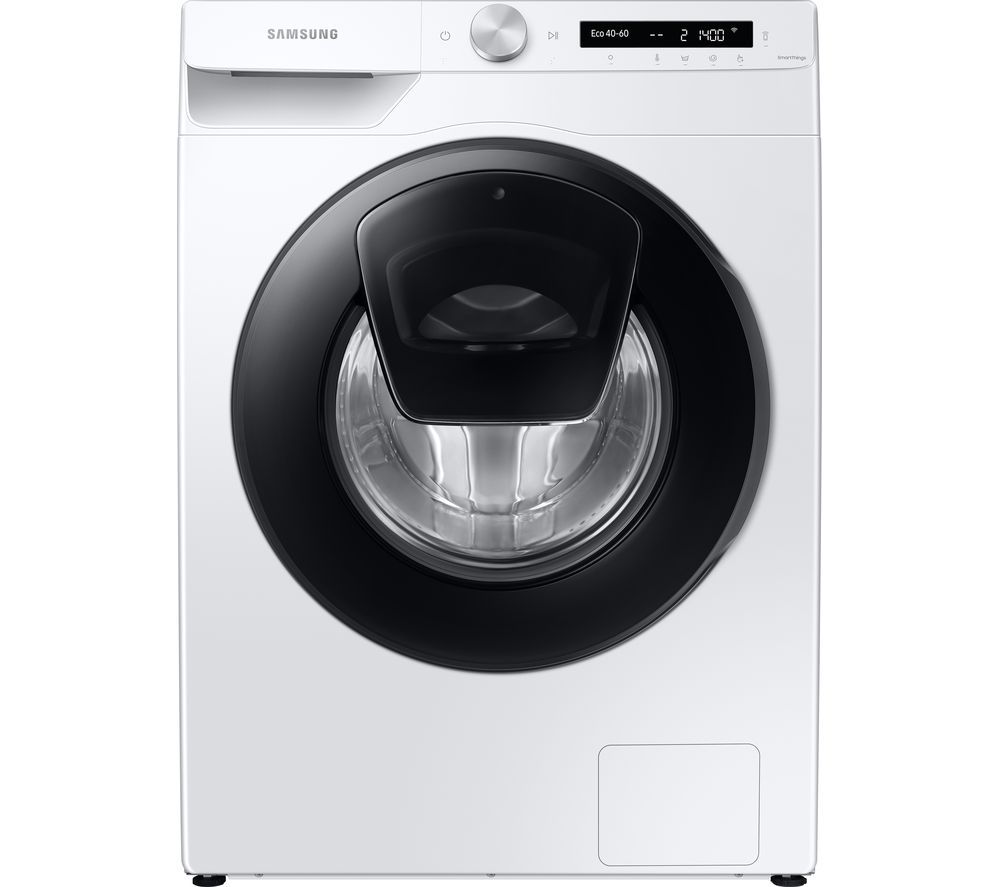 SAMSUNG Series 5+ AddWash WW80T554DAW/S1 WiFi-enabled 8 kg 1400 Spin Washing Machine - White, White