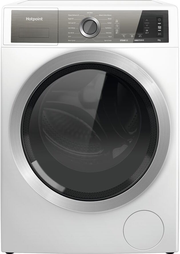 Hotpoint H6 W845WB UK 8 kg 1400 Spin Washing Machine - White, White