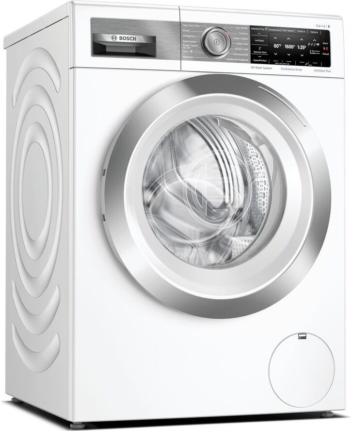 Bosch Serie 8 WAX32GH4GB WiFi-enabled 10 kg 1600 Spin Washing Machine - White, White