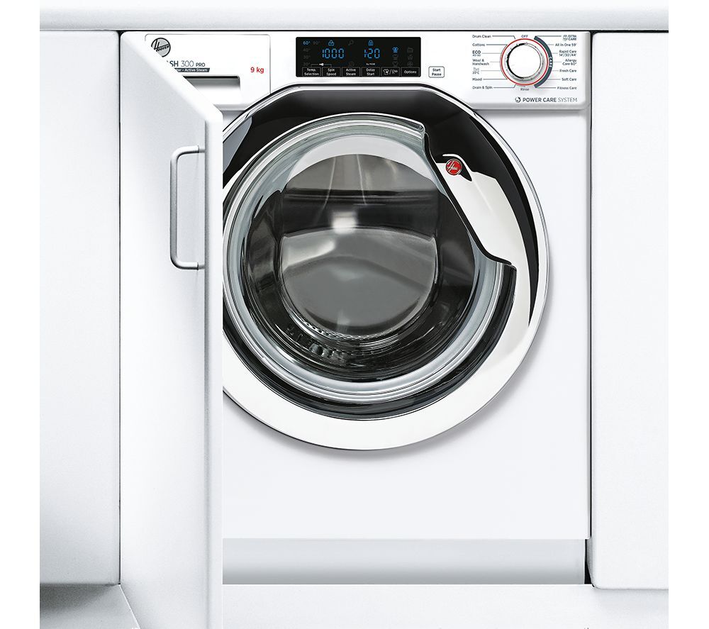 Hoover H-WASH 300 Pro HBWOS 69TAMCET Integrated WiFi-enabled 9 kg 1600 Spin Washing Machine - White, White