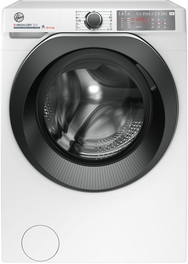 Hoover H-Wash 500 HDDB 4106AMBC Auto Dosing WiFi-enabled 10 kg Washer Dryer - White, White