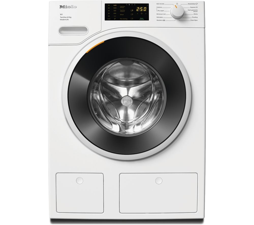 Miele W1 TwinDos WWD 660 WiFi-enabled 8 kg 1400 Spin Washing Machine - White, White
