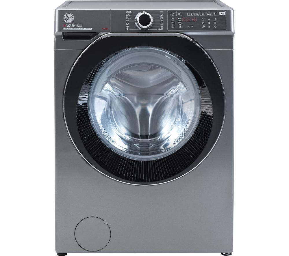 Hoover H-Wash 500 HWDB 610AMBCR Auto Dosing WiFi-enabled 10 kg 1600 Spin Washing Machine - Graphite, Graphite