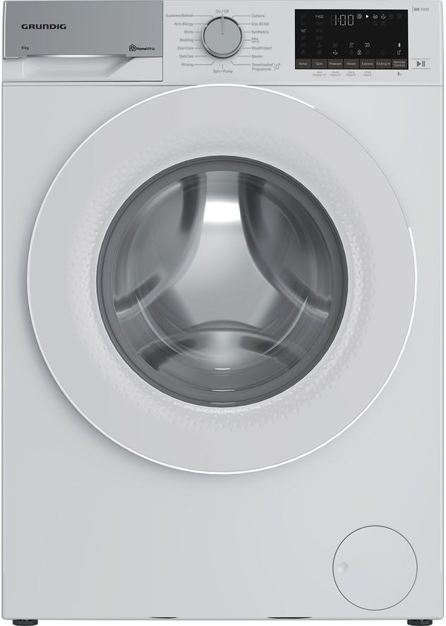 Grundig GW75942TW Bluetooth 9 kg 1400 rpm Washing Machine - White, White