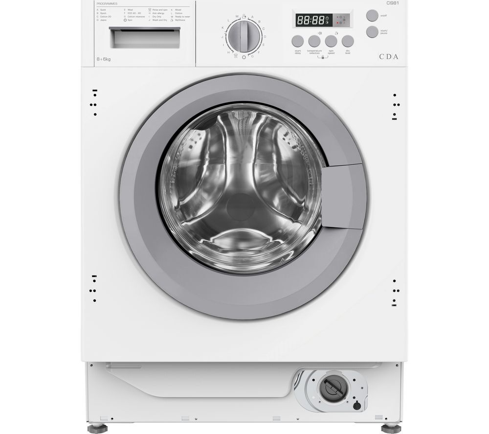 CDA CI981 Integrated 8 kg Washer Dryer