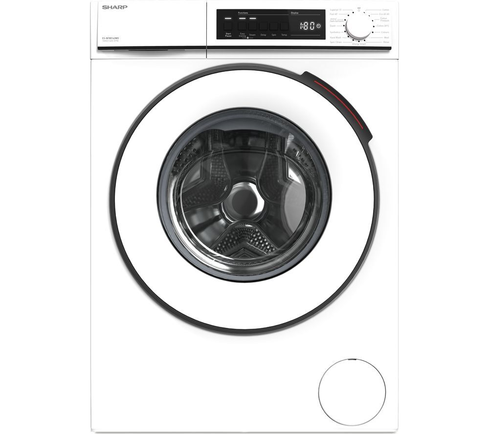 Sharp ES-NFB0142WD-EN 10 kg 1400 Spin Washing Machine - White, White