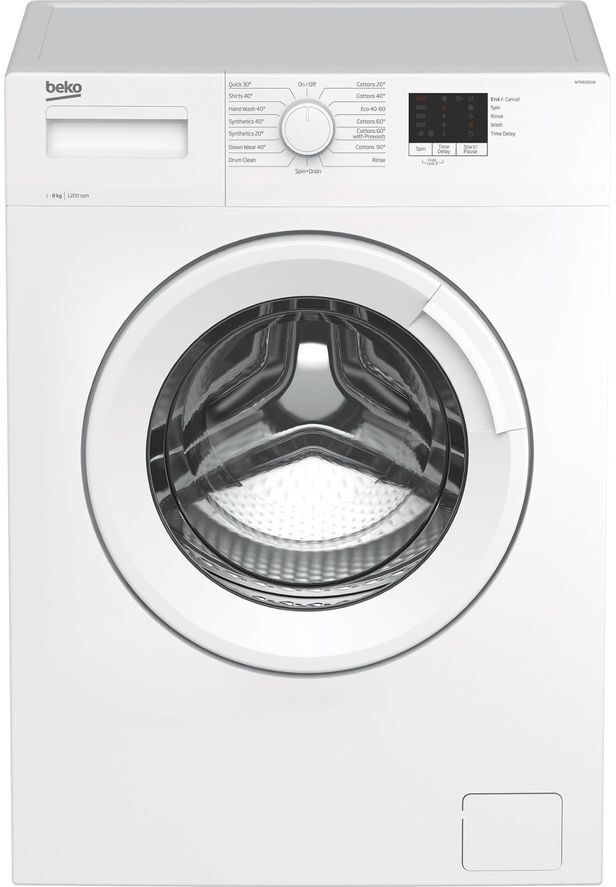 Beko WTK82011W 8 kg 1200 Spin Washing Machine - White, White