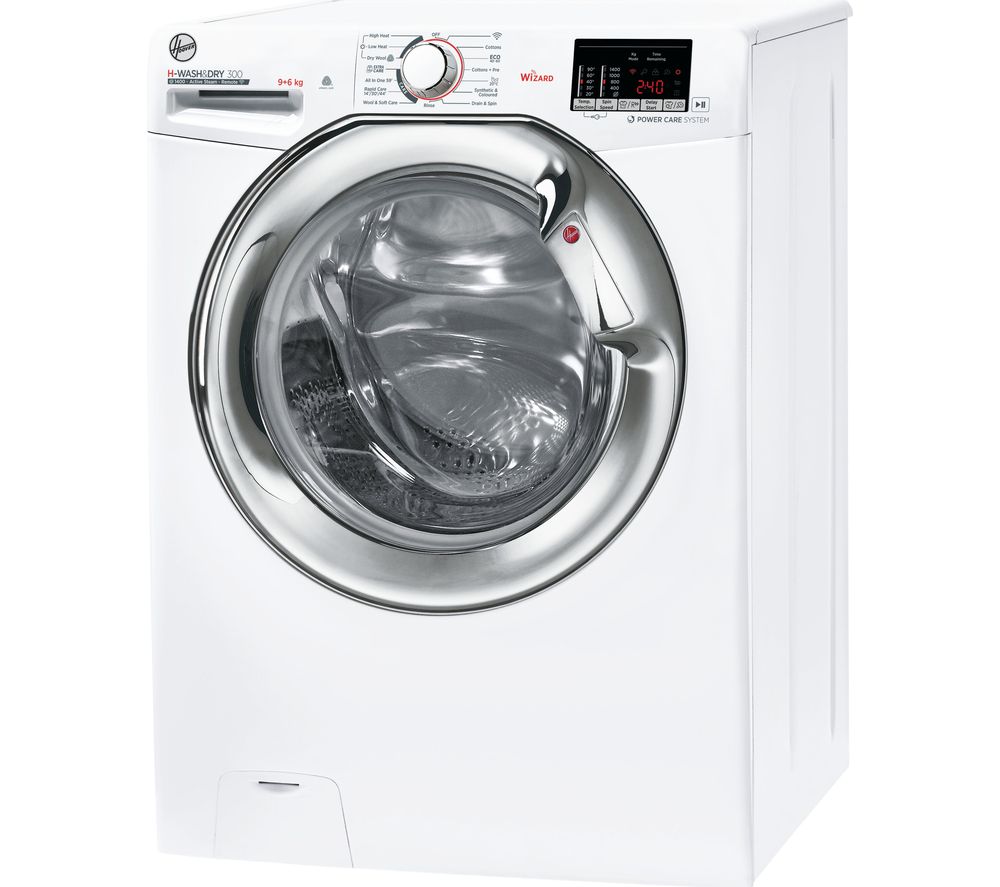 Hoover H-Wash 300 H3DS 4965DACE WiFi-enabled 9 kg Washer Dryer - White, White
