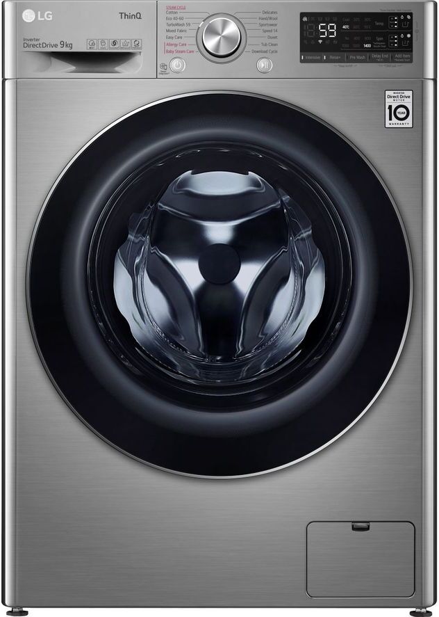 LG EZDispense TurboWash with AI DD V7 F4V709STSA WiFi-enabled 9 kg 1400 Spin Washing Machine - Graphite, Graphite