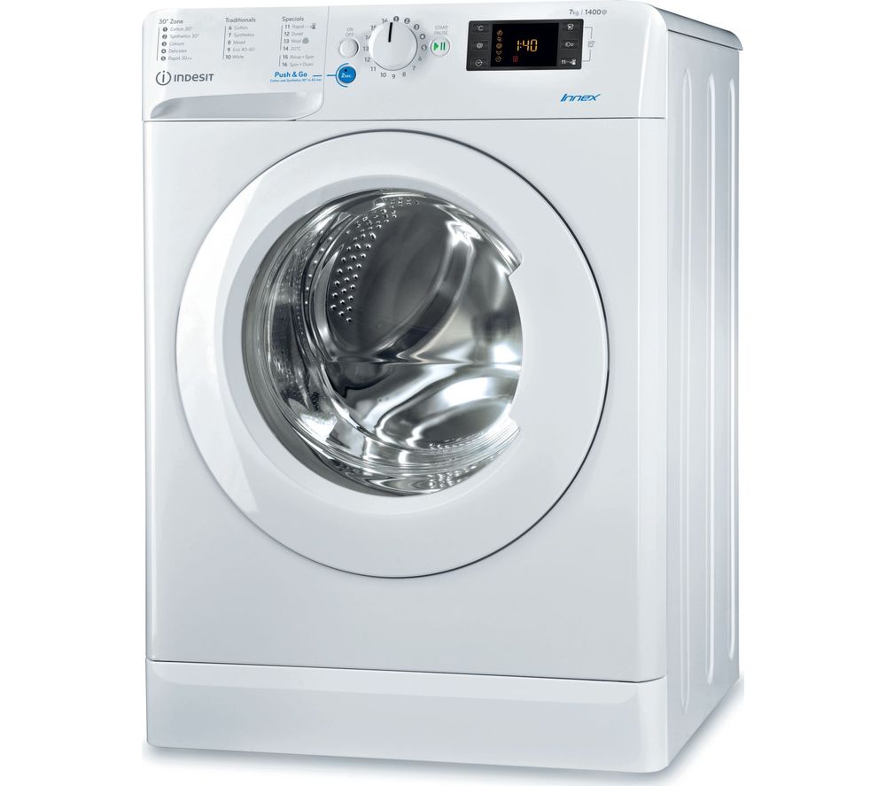 Indesit Innex BWE 71452W UK N 7 kg 1400 Spin Washing Machine - White, White
