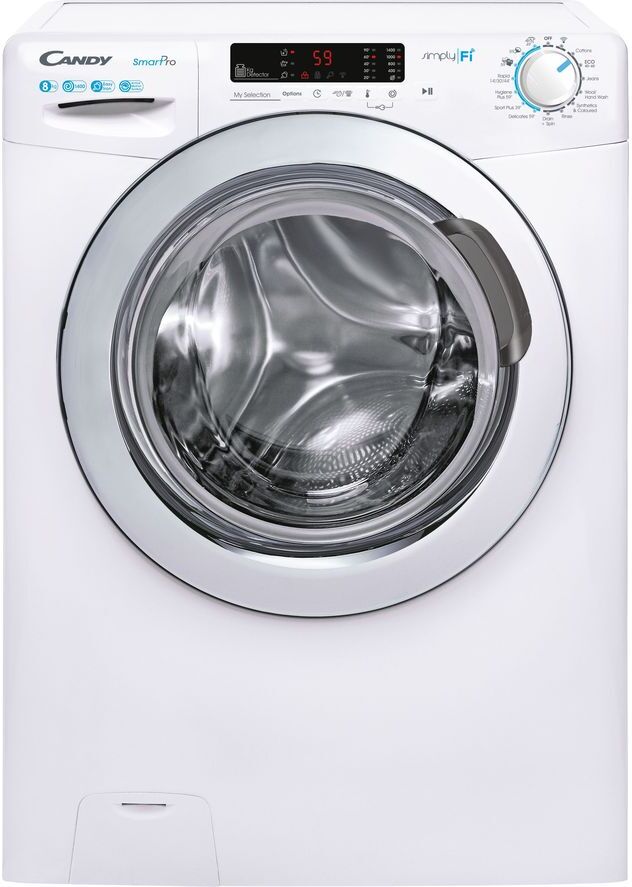 Candy Smart Pro CSO 1483DWCE WiFi-enabled 8 kg 1400 Spin Washing Machine - White, White