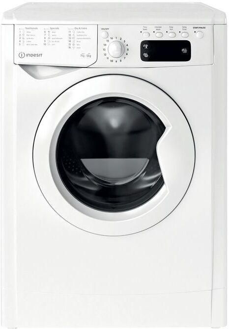 Indesit EcoTime IWDD 75125 UK N 7 kg Washer Dryer - White, White