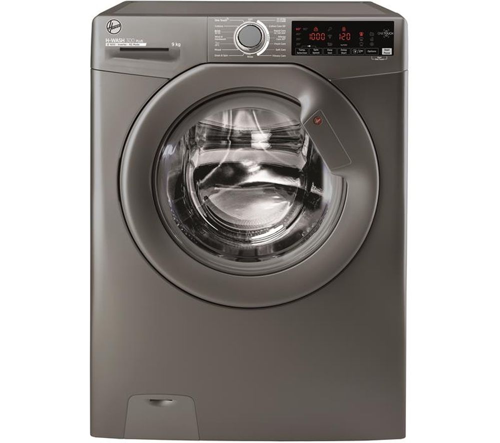 Hoover H-Wash 300 H3W 69TMGGE NFC 9 kg 1600 Spin Washing Machine - Graphite, Graphite