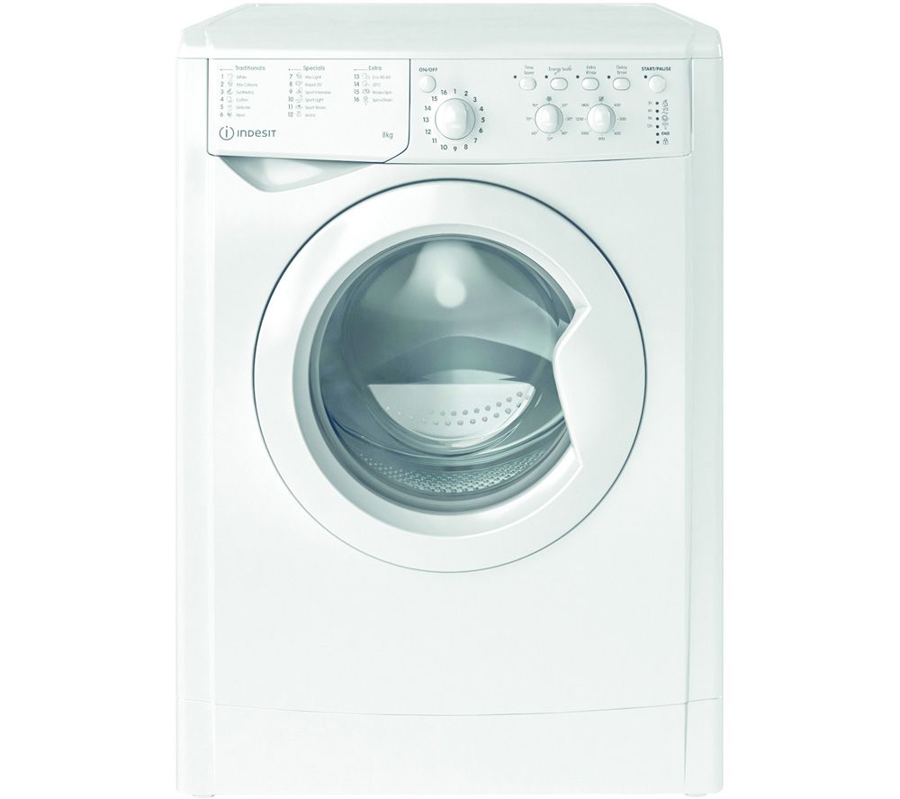 Indesit MTWC 91484 W 9 kg 1400 Spin Washing Machine - White, White