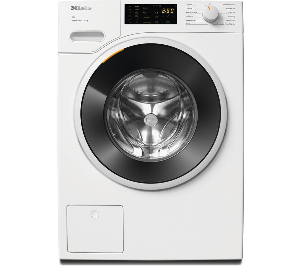 Miele W1 PowerWash WWD 320 8 kg 1400 Spin Washing Machine - White, White