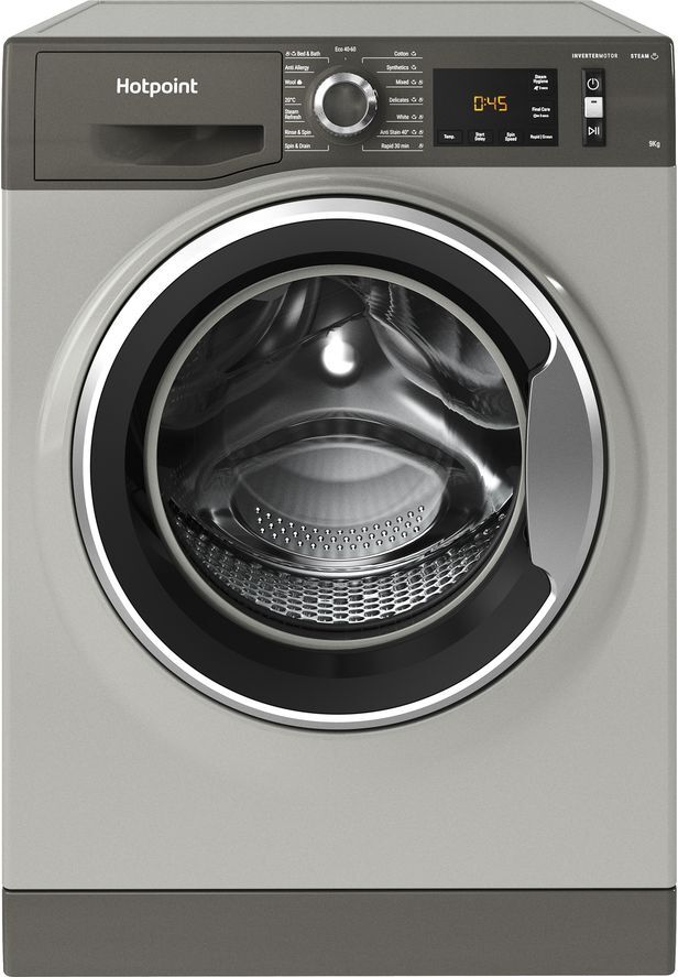 Hotpoint Activecare NM11 964 GC A UK N 9 kg 1600 Spin Washing Machine - Graphite, Graphite