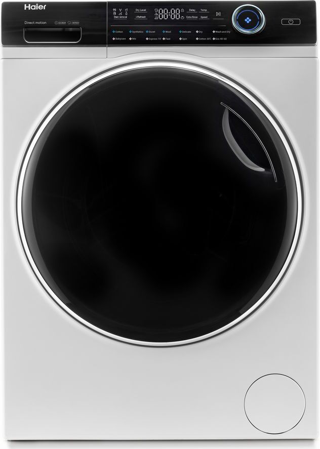 HAIER i-Pro Series 7 HWD80-B14979 8 kg Washer Dryer - White, White