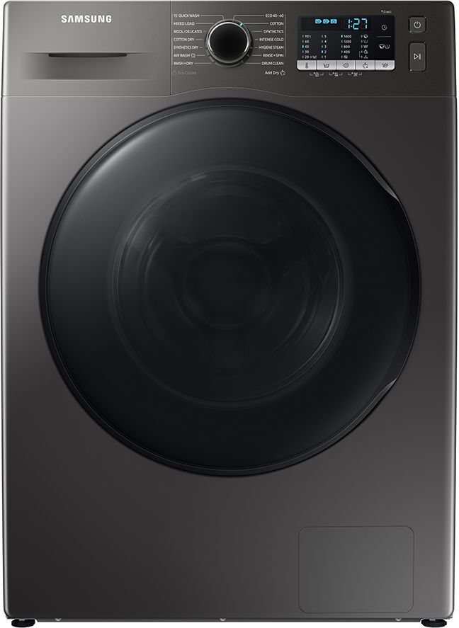 SAMSUNG Series 5 ecobubble WD90TA046BX/EU 9 kg Washer Dryer - Graphite, Graphite