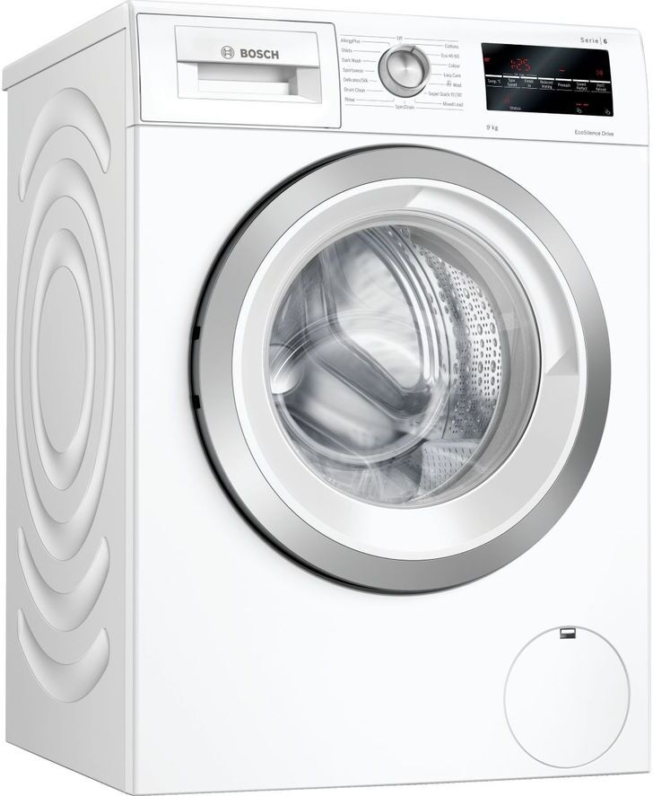 Bosch Serie 6 WAU28T64GB 9 kg 1400 Spin Washing Machine - White, White