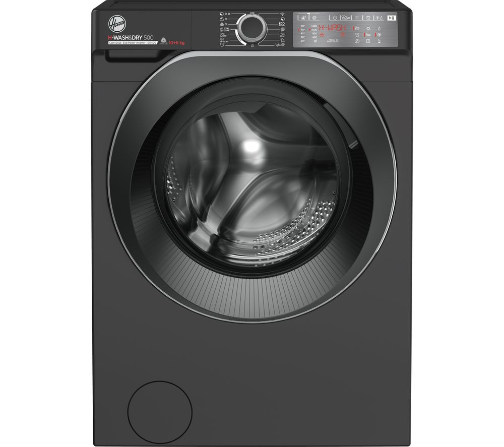 Hoover H-Wash 500 HDDB 4106AMBCR Auto Dosing WiFi-enabled 10 kg Washer Dryer - Graphite, Graphite